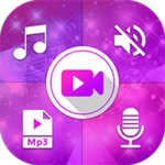 Logo of Video Voice Dubbing Changer - Audio Video Mixer android Application 