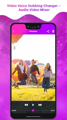 Video Voice Dubbing Changer - Audio Video Mixer android App screenshot 0