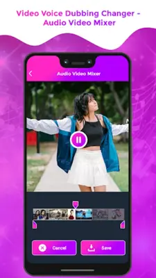 Video Voice Dubbing Changer - Audio Video Mixer android App screenshot 2